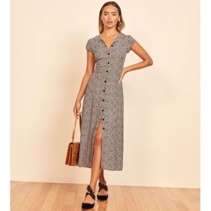 Reformation Fauna Dress in Ansel Ditsy Floral